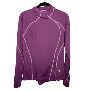 MOUNTAIN HARDWARE / purple hooded pullover jacket / M